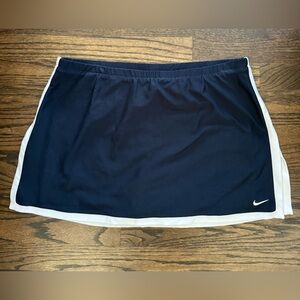 Nike Dri-Fit Navy Tennis Skort Large